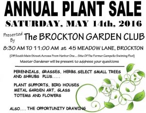 2016 Annual Plant Sale Flyer A